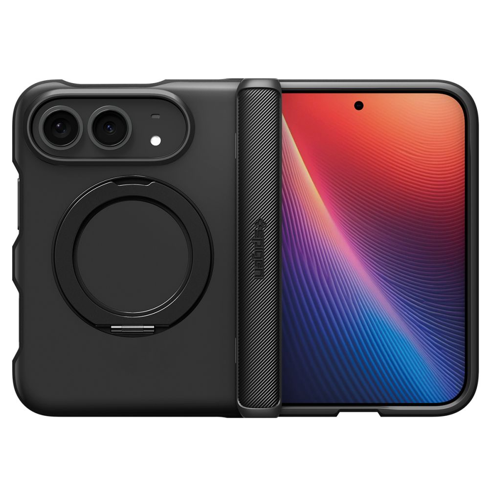 Dėklas Spigen Slim Armor Pro S MagSafe skirtas iPhone Duo - juodas -- iPhone Duo