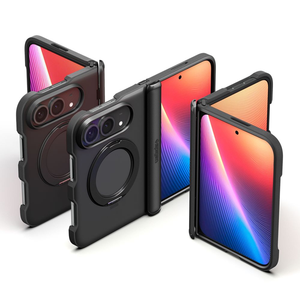 Dėklas Spigen Slim Armor Pro S MagSafe skirtas iPhone Duo - juodas -- iPhone Duo