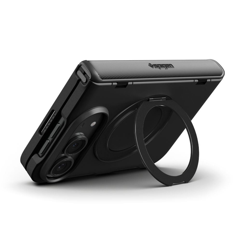 Dėklas Spigen Slim Armor Pro S MagSafe skirtas iPhone Duo - juodas -- iPhone Duo