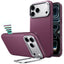 Dėklas ESR Atelier Kickstand MagSafe telefonams iPhone 18 Pro / 17 Pro - bordo -- iPhone 18 Pro / iPhone 17 Pro