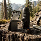 Dėklas Tech-Protect Kevlar Pro skirtas Samsung Galaxy Z Flip 8 - juodas -- Samsung Galaxy Z Flip 8