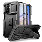 Dėklai Tech-Protect Kevlar Cam+ (2 vnt. rinkinys) skirti Samsung Galaxy A17 / A18 4G / 5G - juodi -- Samsung Galaxy A17 /...