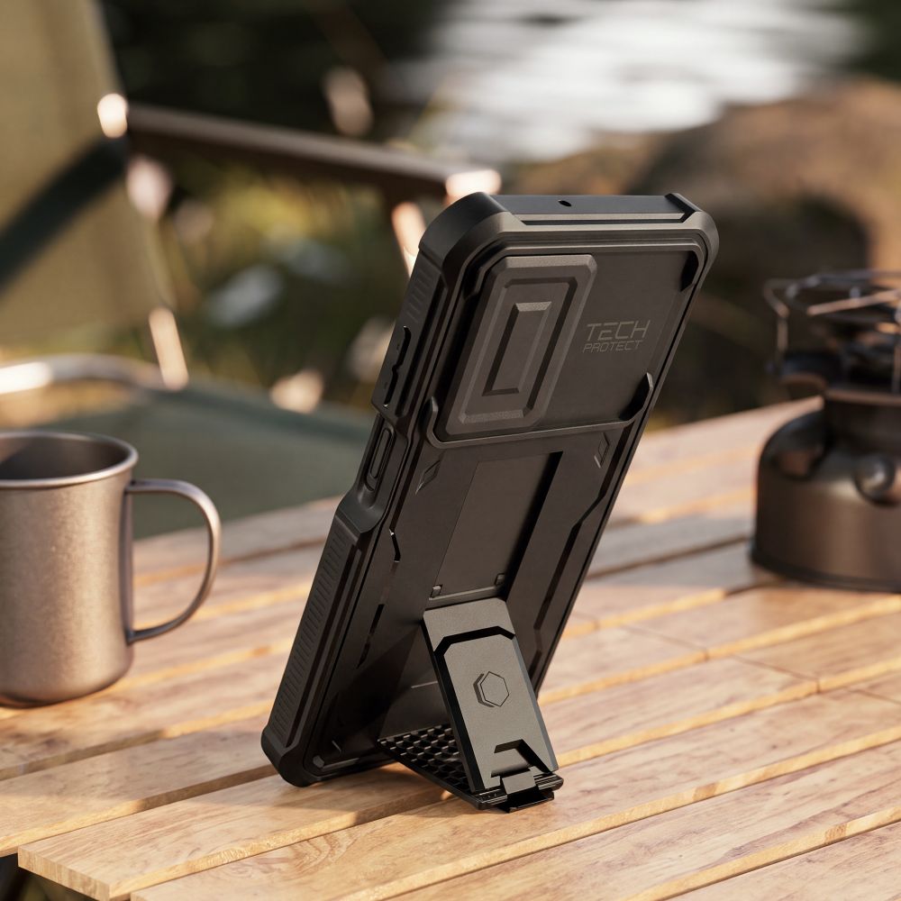 Dėklai Tech-Protect Kevlar Cam+ (2 vnt. rinkinys) skirti Samsung Galaxy A17 / A18 4G / 5G - juodi -- Samsung Galaxy A17 /...
