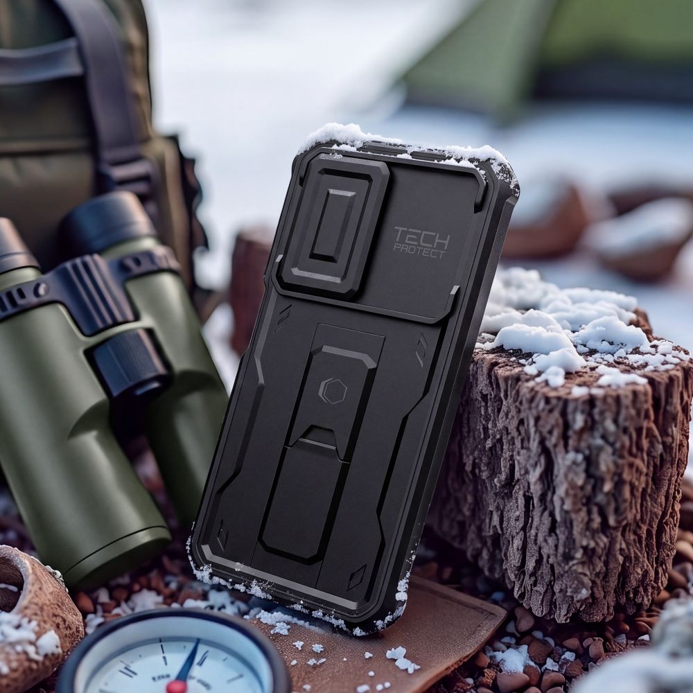 Dėklai Tech-Protect Kevlar Cam+ (2 vnt. rinkinys) skirti Samsung Galaxy A17 / A18 4G / 5G - juodi -- Samsung Galaxy A17 /...