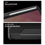 Dėklas Spigen Tough Armor Pro skirtas Samsung Galaxy Tab S12+ 12.6" - juodas -- Samsung Galaxy Tab S12+