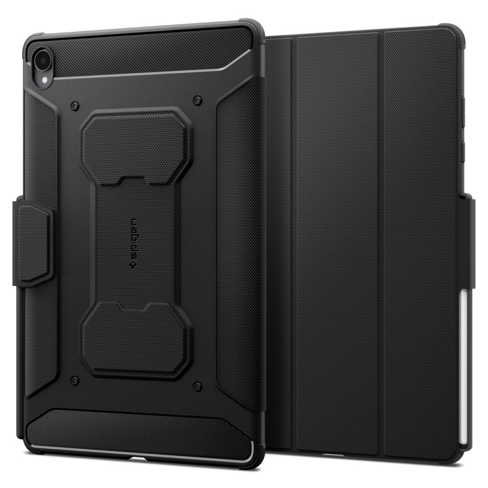 Dėklas Spigen Rugged Armor Pro skirtas Samsung Galaxy Tab S12+ 12.6" - matinis juodas -- Samsung Galaxy Tab S12+