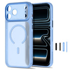 Dėklas Tech-Protect MagPrime MagSafe CC iPhone 17 Pro Max / 18 Pro Max, matinis šviesiai mėlynas -- iPhone 17 Pro Max,...