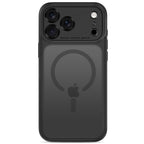 Dėklas Tech-Protect MagPeak MagSafe CC iPhone 17 Pro / 18 Pro, matinis juodas -- iPhone 17 Pro, iPhone 18 Pro