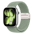 Dirželis Tech-Protect NylonMag Apple Watch 8 / 9 / 10 / 11 / 12 / SE / Ultra (44 / 45 / 46 / 49 mm), pistacijų -- Apple...