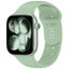 Dirželis Tech-Protect Silicone Apple Watch 8 / 9 / 10 / 11 / 12 / SE (40 / 41 / 42 mm), pistacinis -- Apple Watch 8 (41...