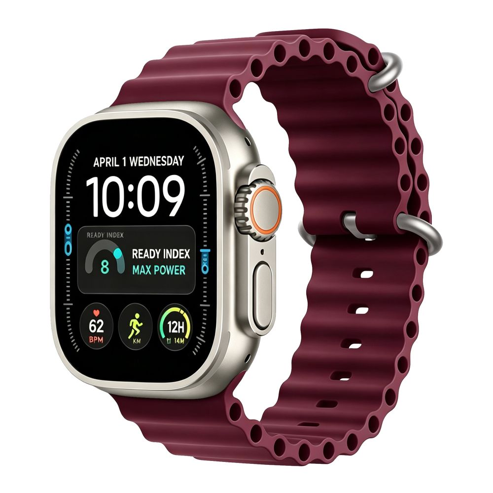 Dirželis Tech-Protect Iconband Pro Apple Watch 8 / 9 / 10 / 11 / 12 / SE / Ultra (44 / 45 / 46 / 49 mm), tamsiai bordo --...