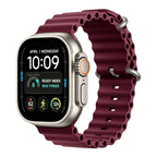 Dirželis Tech-Protect Iconband Pro Apple Watch 8 / 9 / 10 / 11 / 12 / SE / Ultra (44 / 45 / 46 / 49 mm), tamsiai bordo --...