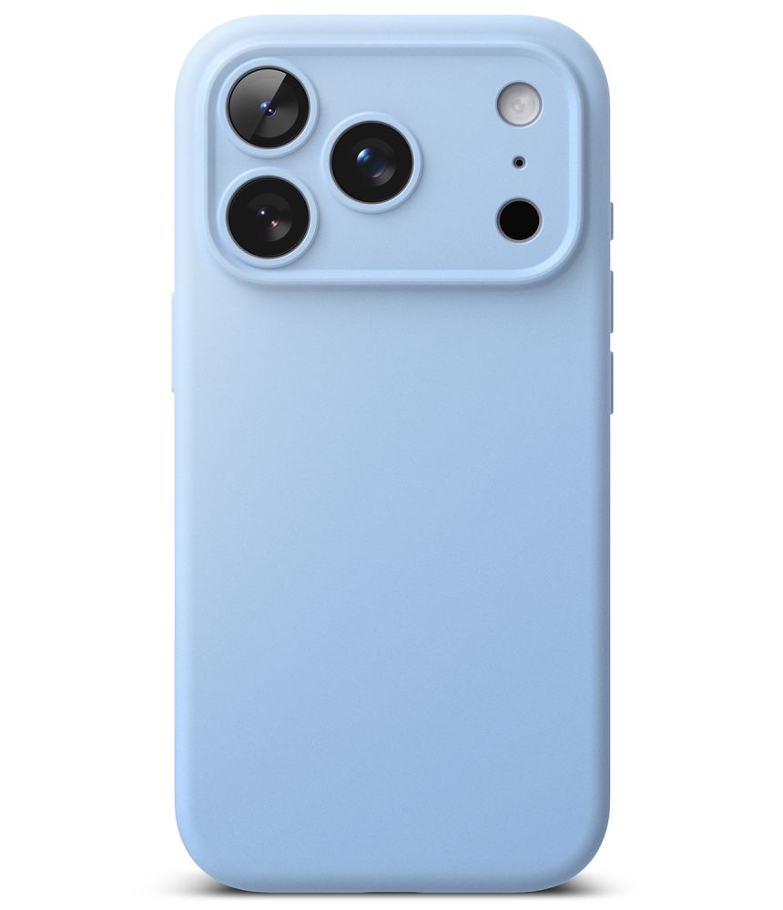 Dėklas Ringke Silicone Magnetic MagSafe iPhone 17 Pro / 18 Pro, šviesiai mėlynas -- iPhone 17 Pro, iPhone 18 Pro