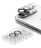 Kameros apsauginis stiklas Ringke Camera Full Cover iPhone Duo, 2 vnt., juodas -- iPhone Duo