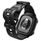 Dirželis su dėklu Apple Watch 12 (46 mm) Spigen Rugged Armor Pro, matinis juodas -- Apple Watch 12 (46 mm)