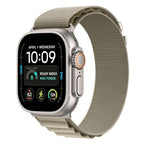 Dirželis Tech-Protect Nylon Pro Apple Watch 8 / 9 / 10 / 11 / 12 / SE / Ultra (44 / 45 / 46 / 49 mm), titano / alyvuogių...