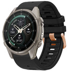 Dirželis Tech-Protect Silicone Garmin Fenix 5S / 5S Plus / 6S / 6S Pro / 7S / 8 / 9 / 9 Pro (43 mm), juodas -- Garmin...