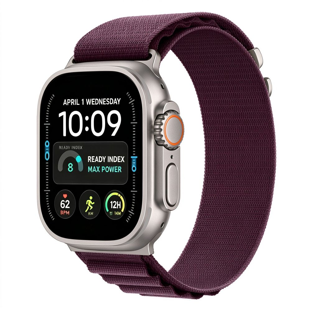 Dirželis Tech-Protect Nylon Pro Apple Watch 8 / 9 / 10 / 11 / 12 / SE / Ultra (44 / 45 / 46 / 49 mm), tamsiai bordo --...