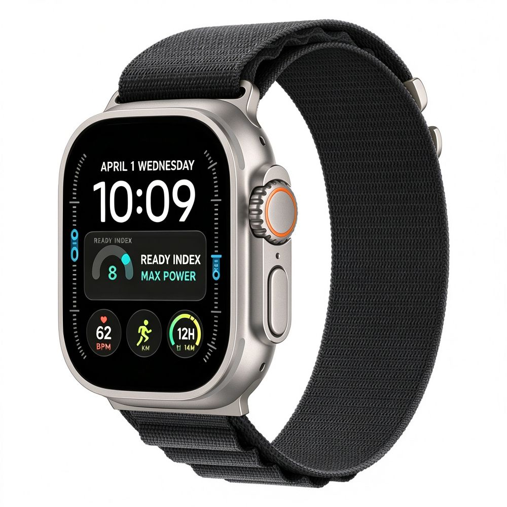 Dirželis Tech-Protect Nylon Pro Apple Watch 8 / 9 / 10 / 11 / 12 / SE / Ultra (44 / 45 / 46 / 49 mm), juodas -- Apple...