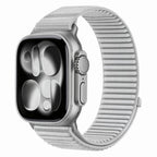 Dirželis Tech-Protect NylonLoop Apple Watch 8 / 9 / 10 / 11 / 12 / SE / Ultra (44 / 45 / 46 / 49 mm), šviesiai pilkas --...