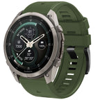 Dirželis Tech-Protect Silicone Garmin Fenix 5 / 6 / 6 Pro / 7 / 8 / 8 Pro / E / 9 / 9 Pro (51 mm), žalias -- Garmin Fenix...