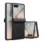 Dėklas Tech-Protect Kevlar Aura MagSafe Galaxy Z Flip 8, juodas -- Galaxy Z Flip 8