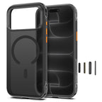 Dėklas Tech-Protect MagAir MagSafe CC iPhone 17 Pro / 18 Pro, matinis juodas -- iPhone 17 Pro, iPhone 18 Pro