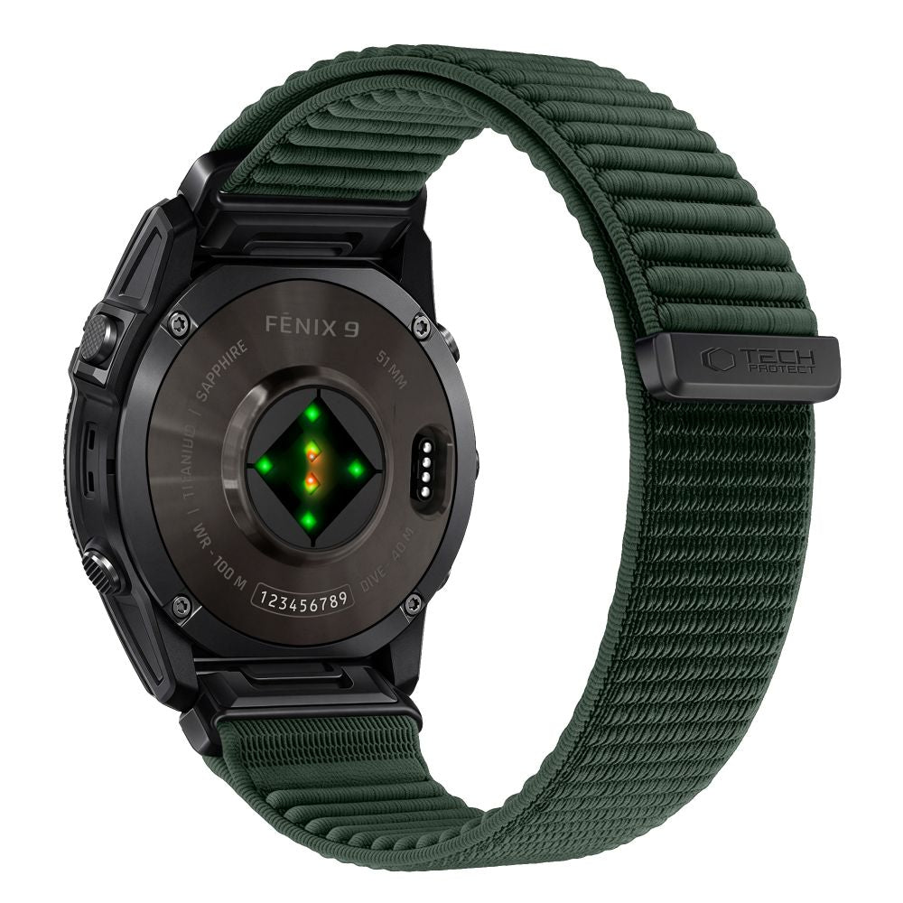 Dirželis Tech-Protect NylonLoop Garmin Fenix 5X / 5X Plus / 6X / 6X Pro / 7X / 8 / 8 Pro / 9 / 9 Pro (51 mm), Military...