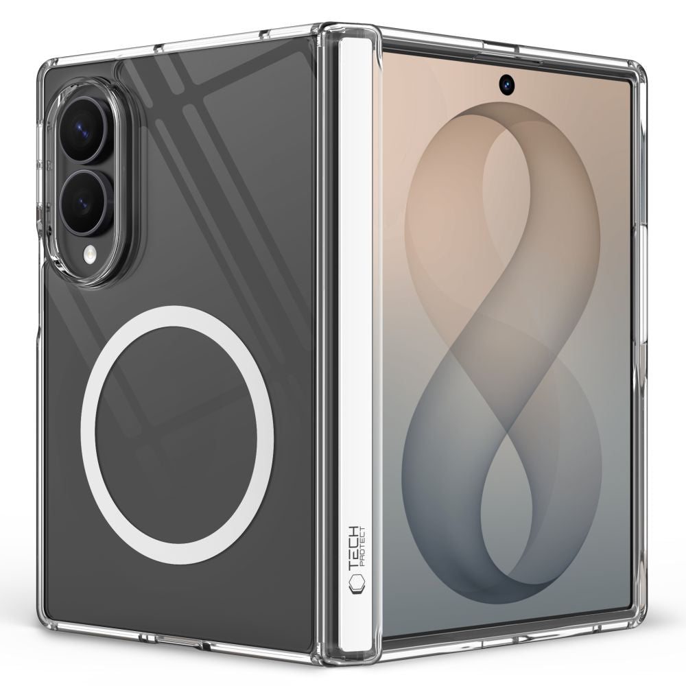 Dėklas Tech-Protect MagPeak MagSafe Samsung Galaxy Z Fold 8, skaidrus -- Galaxy Z Fold 8