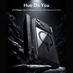 Dėklas ESR Classic Hybrid MagSafe iPhone 17 Pro / 18 Pro, skaidrus/juodas -- iPhone 17 Pro, iPhone 18 Pro