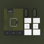 Apsauginis stiklas Hofi Hybrid Pro+ Xiaomi Smart Band 9 / 9 NFC, 2 vnt., juodas -- Smart Band 9, Smart Band 9 NFC