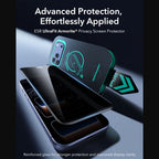 Apsauginis privatumo stiklas ESR UltraFit Armorite, 2 vnt., iPhone 18 Pro -- iPhone 18 Pro