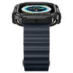 Dėklas Spigen Rugged Armor Apple Watch Ultra 1 / 2 (49 mm), matinis juodas -- Apple Watch Ultra (49 mm), Apple Watch...