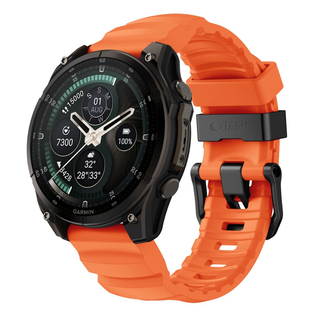 Dirželis Tech-Protect Motion Garmin Fenix 5X / 5X Plus / 6X / 6X Pro / 7X / 8 / 8 Pro / 9 / 9 Pro (47 mm), signalinės...