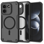 Dėklas Tech-Protect Rugged Shield MagSafe Xiaomi Redmi Note 17 Pro Max 5G, matinis juodas -- Redmi Note 17 Pro Max 5G