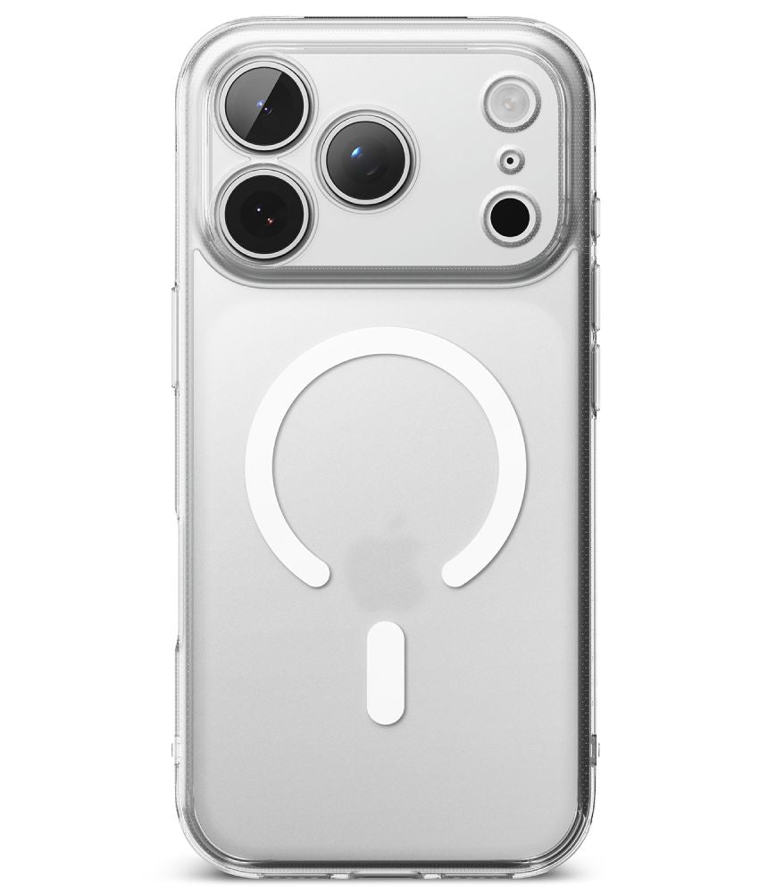 Dėklas Ringke Fusion Magnetic MagSafe iPhone 17 Pro / 18 Pro, matinis skaidrus -- iPhone 17 Pro, iPhone 18 Pro
