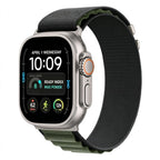 Dirželis Tech-Protect Nylon Pro Apple Watch 8 / 9 / 10 / 11 / 12 / SE / Ultra (44 / 45 / 46 / 49 mm), juodas / žalias --...
