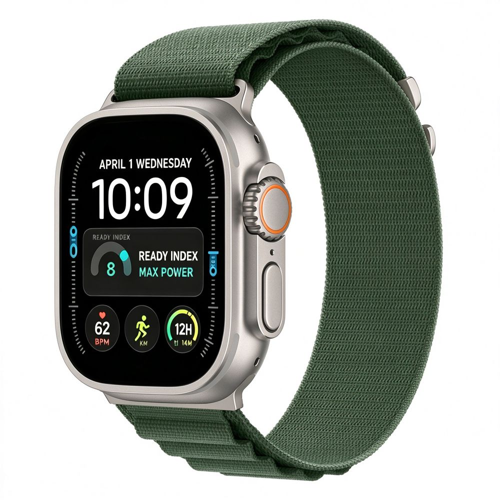 Dirželis Tech-Protect Nylon Pro Apple Watch 8 / 9 / 10 / 11 / 12 / SE / Ultra (44 / 45 / 46 / 49 mm), karinės žalios...