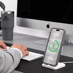 Dėklas Tech-Protect MagPeak MagSafe CC iPhone 17 Pro / 18 Pro, matinis titanas -- iPhone 17 Pro, iPhone 18 Pro