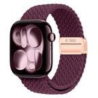 Dirželis Tech-Protect NylonMag Apple Watch 8 / 9 / 10 / 11 / 12 / SE (40 / 41 / 42 mm), bordo -- Apple Watch 8 (41 mm),...