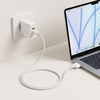 Kabelis Tech-Protect MMC01 Ultraboost USB-C - MagSafe 3, 140W, 300 cm, baltas -- MacBook