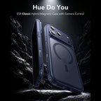 Dėklas ESR Classic Hybrid MagSafe iPhone 17 Pro Max / 18 Pro Max, matinis mėlynas -- iPhone 17 Pro Max, iPhone 18 Pro Max