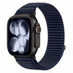 Dirželis Tech-Protect NylonLoop Apple Watch 8 / 9 / 10 / 11 / 12 / SE / Ultra (44 / 45 / 46 / 49 mm), tamsiai mėlynas --...