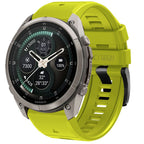 Dirželis Tech-Protect Silicone Garmin Fenix 5 / 6 / 6 Pro / 7 / 8 / 8 Pro / E / 9 / 9 Pro (51 mm), laimo žalias -- Garmin...