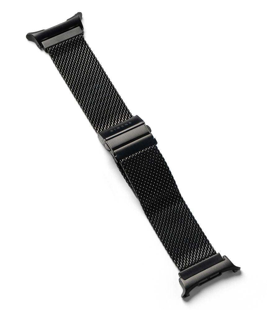 Dirželis Ringke Metal One Mesh Samsung Galaxy Watch Ultra 1 / 2 2024-2026 (47 mm), juodas -- Galaxy Watch Ultra (47 mm),...