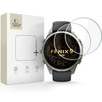 Apsauginis stiklas Tech-Protect Glass Fit+ Garmin Fenix 9 Pro (47 mm), 2 vnt., skaidrus -- Garmin Fenix 9 Pro (47 mm)