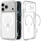 Dėklas Spigen Ultra Hybrid MagSafe iPhone 17 Pro Max / 18 Pro Max, skaidrus baltas -- iPhone 17 Pro Max, iPhone 18 Pro Max