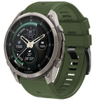 Dirželis Tech-Protect Silicone Garmin Fenix 5 / 6 / 6 Pro / 7 / 8 / 8 Pro / E / 9 / 9 Pro (47 mm), žalias -- Garmin Fenix...