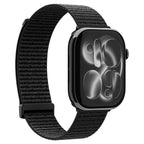 Dirželis Spigen WBF01 Apple Watch 8 / 9 / 10 / 11 / SE / Ultra, juodas -- Apple Watch 8 (45 mm), Apple Watch 9 (45 mm),...