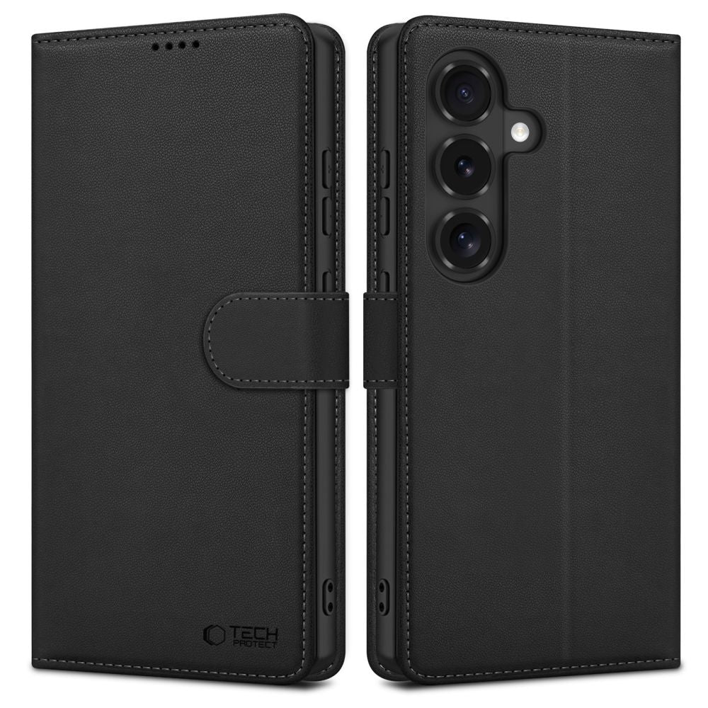 Dėklas Tech-Protect Wallet Galaxy S26 FE, juodas -- Galaxy S26 FE
